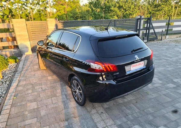 Peugeot 308 cena 28700 przebieg: 199079, rok produkcji 2014 z Prochowice małe 137